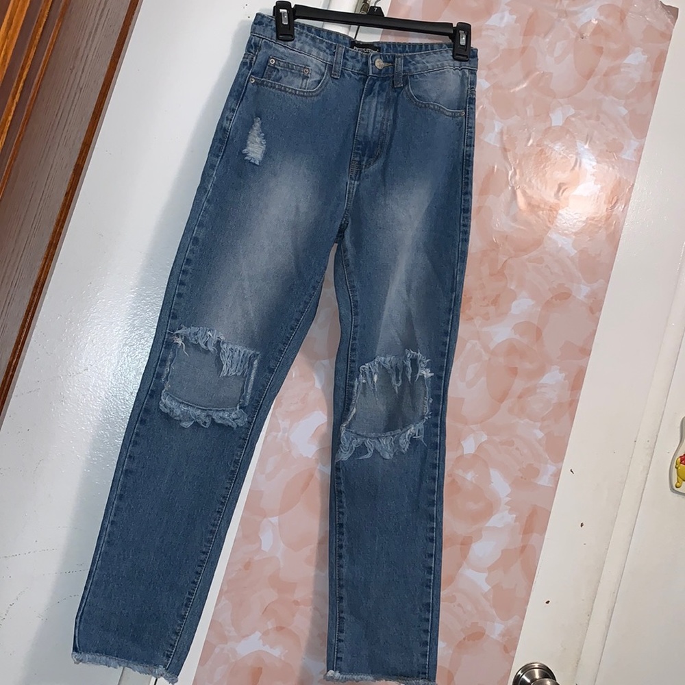 Prettylittlething high rise jeans
